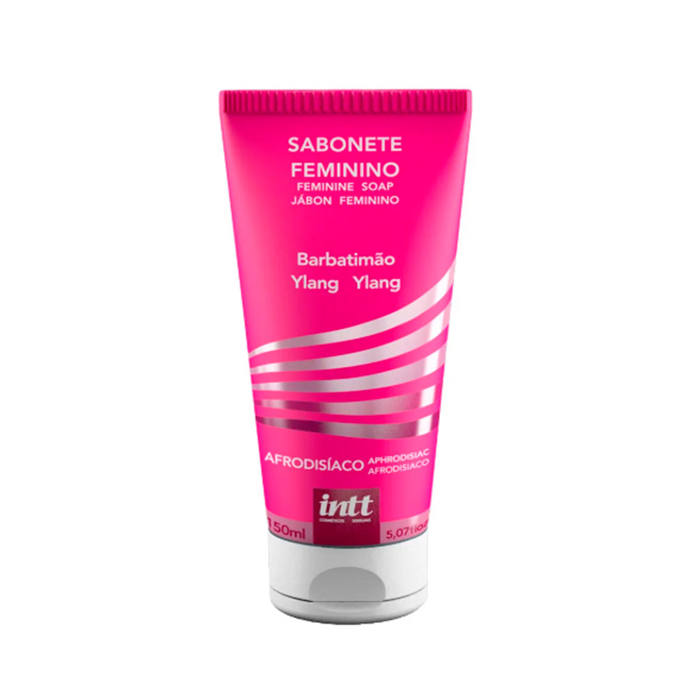 Sabonete Feminino Íntimo e Corporal com Barbatimão Ylang Ylang 150ml / 5.0 fl oz - Intt