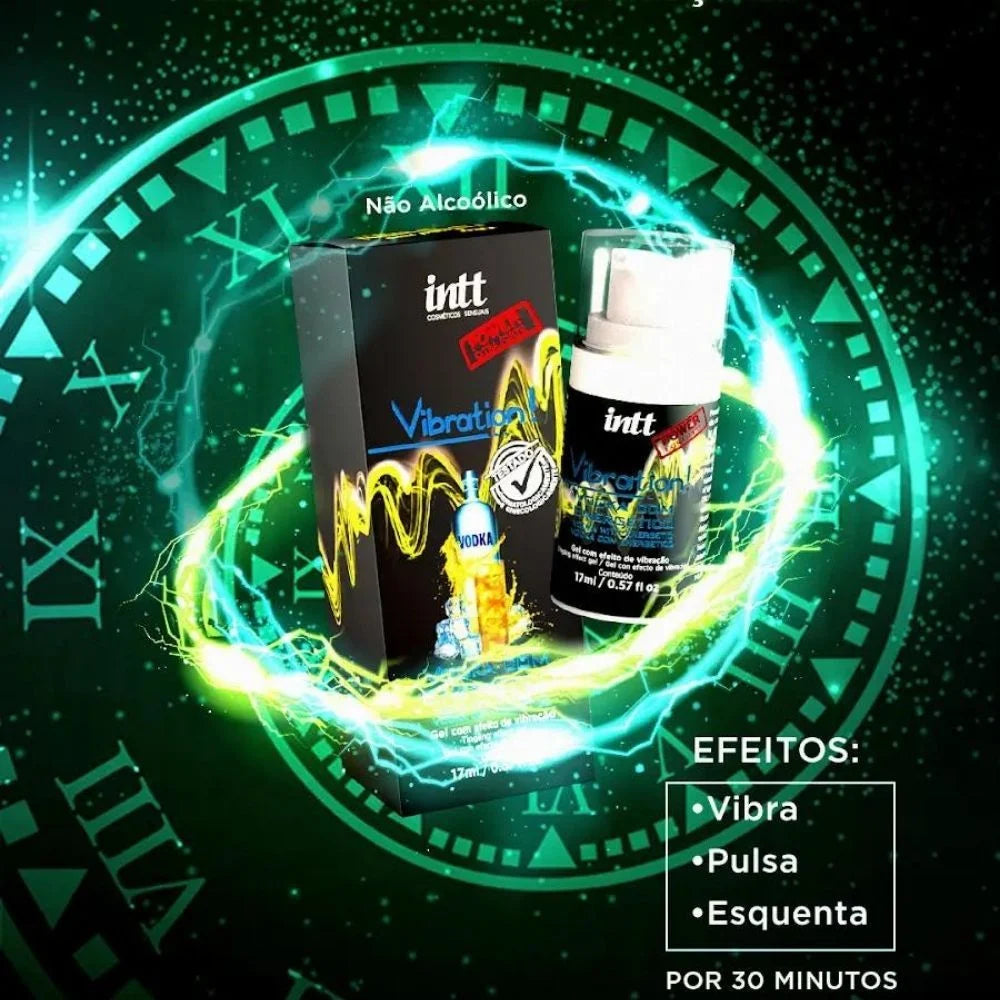 Vibration Power Gel Deslizante com Sensação Vibrante 17ml / 0.57 fl oz - Intt