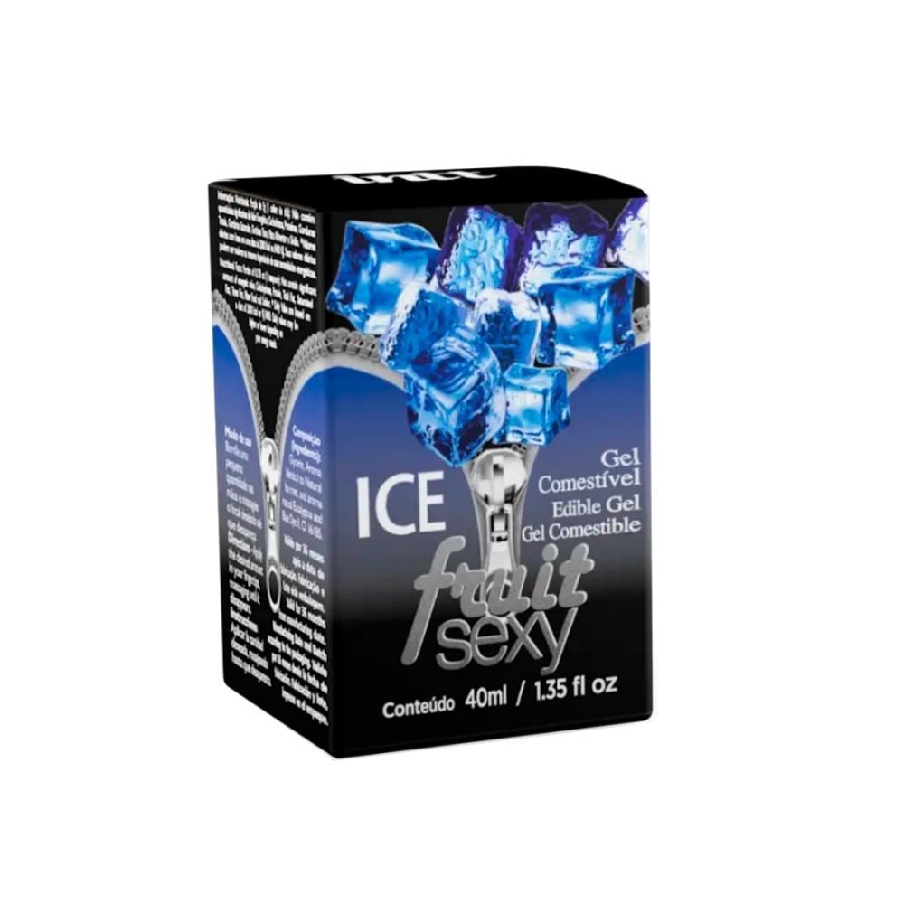 Fruit Sexy Gel Beijável com Efeito Térmico 40g / 1.4oz - Ice - Intt