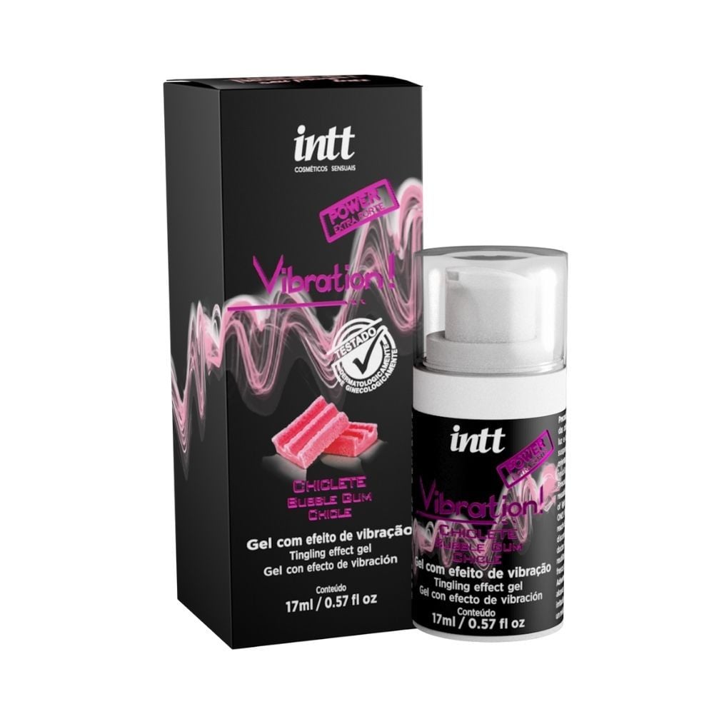 Vibration Power Gel Deslizante com Sensação Vibrante 17ml / 0.57 fl oz - Intt