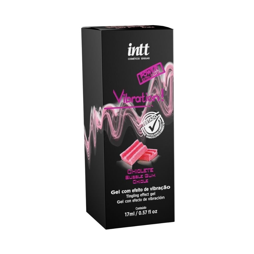 Vibration Power Gel Deslizante com Sensação Vibrante 17ml / 0.57 fl oz - Intt