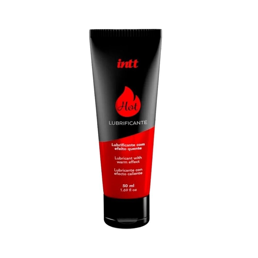 Hot Gel Deslizante com Efeito Quente e Sabor de Morango 50ml / 1.7 fl oz - Intt
