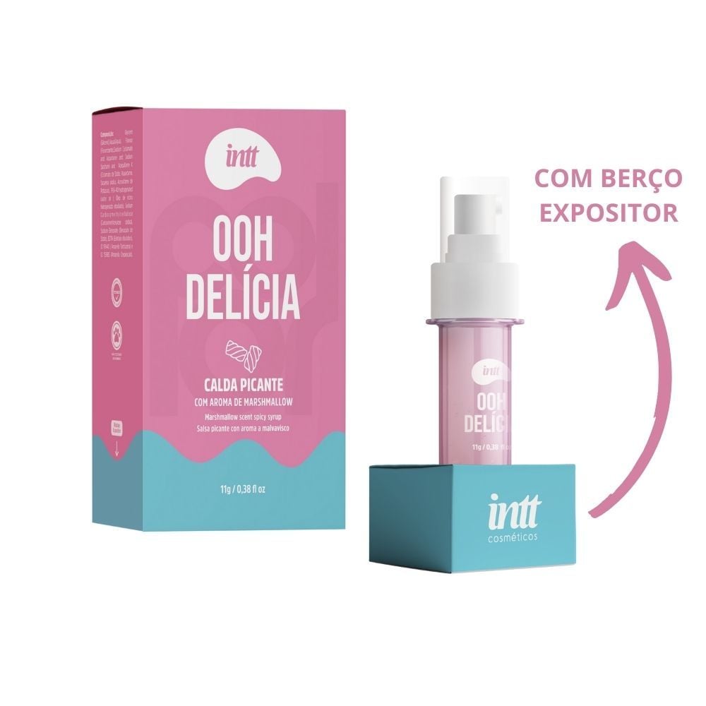 Ooh Delícia Calda Picante 11g / 0.39oz - Marshmallow - Intt