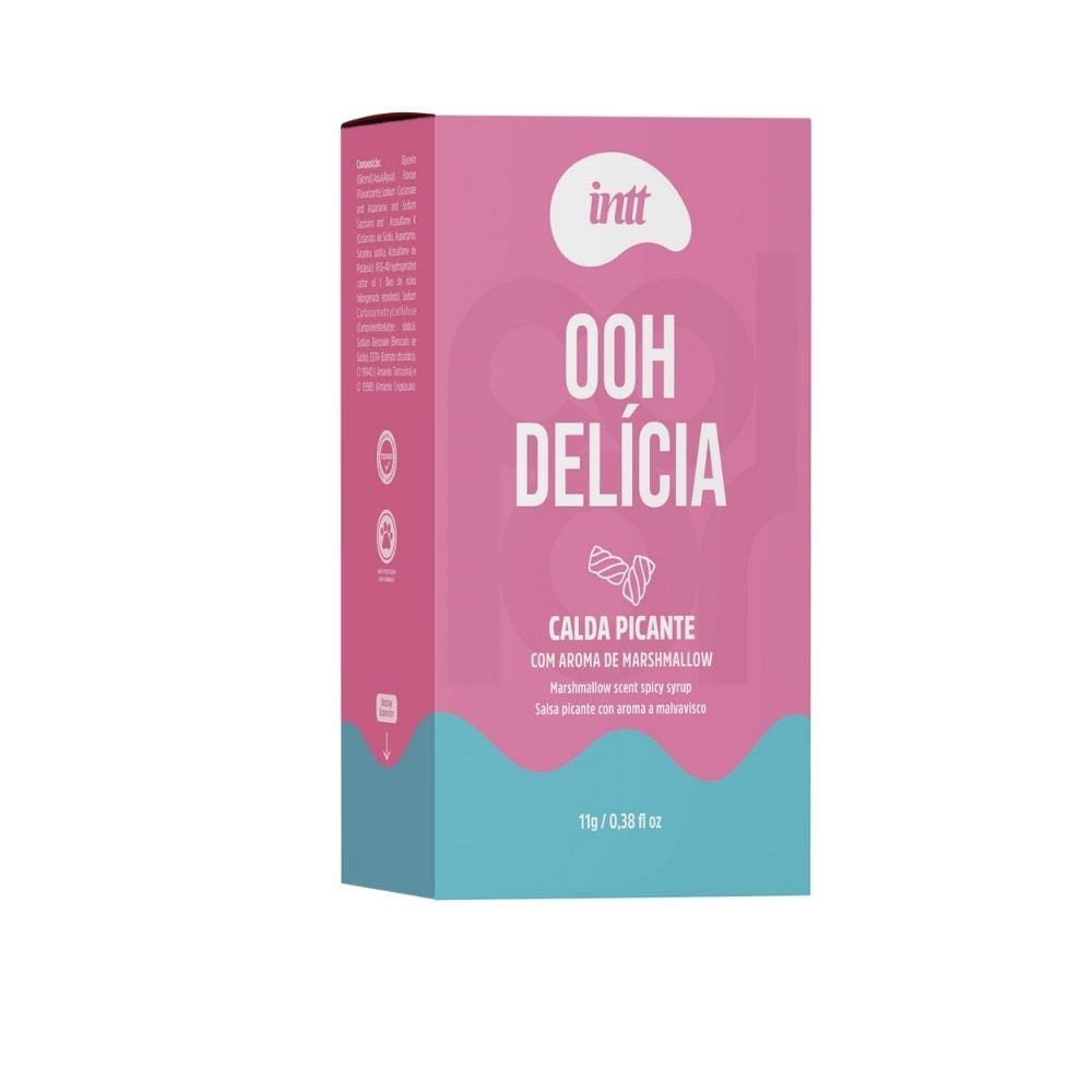 Ooh Delícia Calda Picante 11g / 0.39oz - Marshmallow - Intt