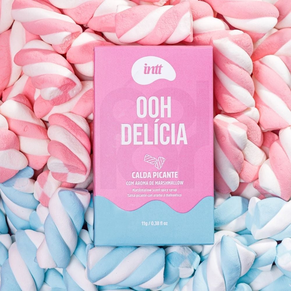 Ooh Delícia Calda Picante 11g / 0.39oz - Marshmallow - Intt