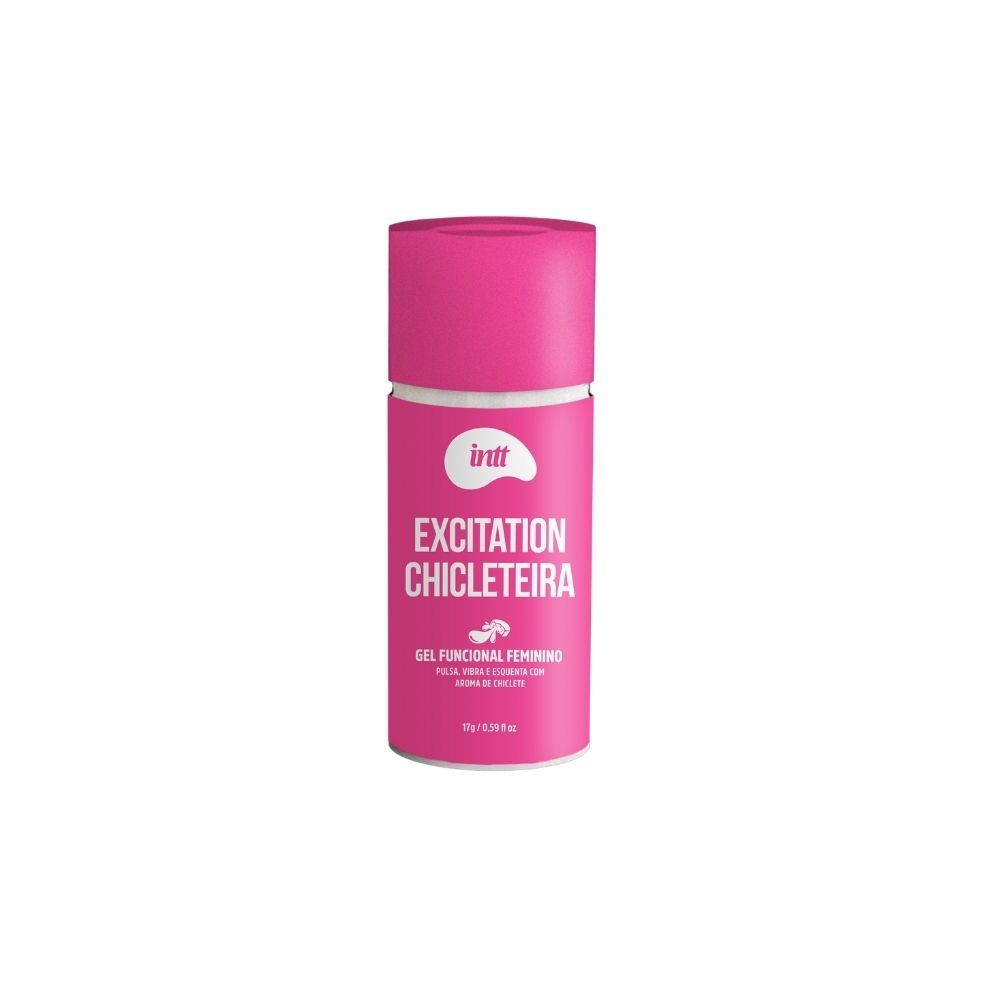 Excitation Chicleteira Gel Feminino com Sensação Vibrante e de Aquecimento 17g / 0.6oz - Intt