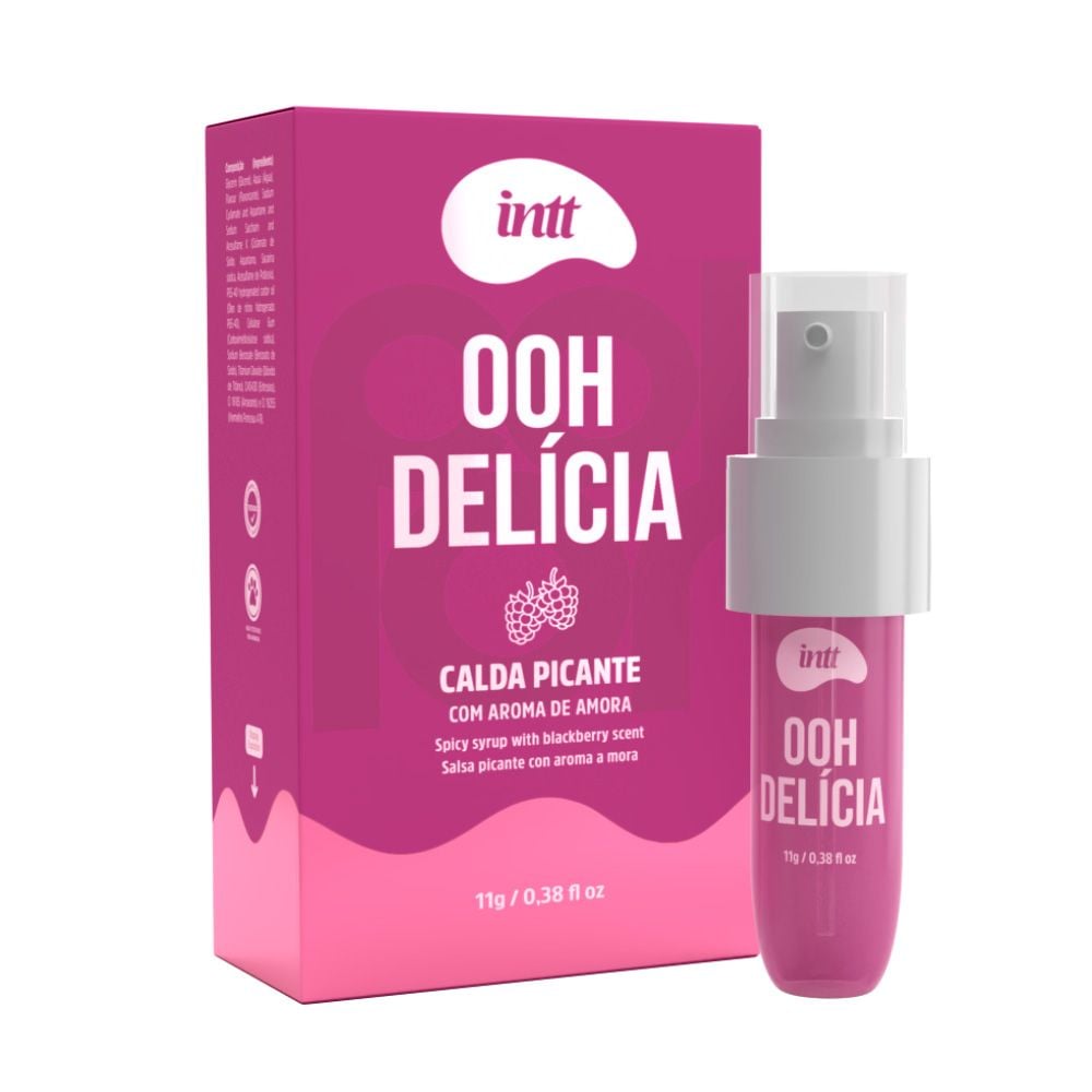Ooh Delícia Calda Picante 11g / 0.39oz - Amora - Intt