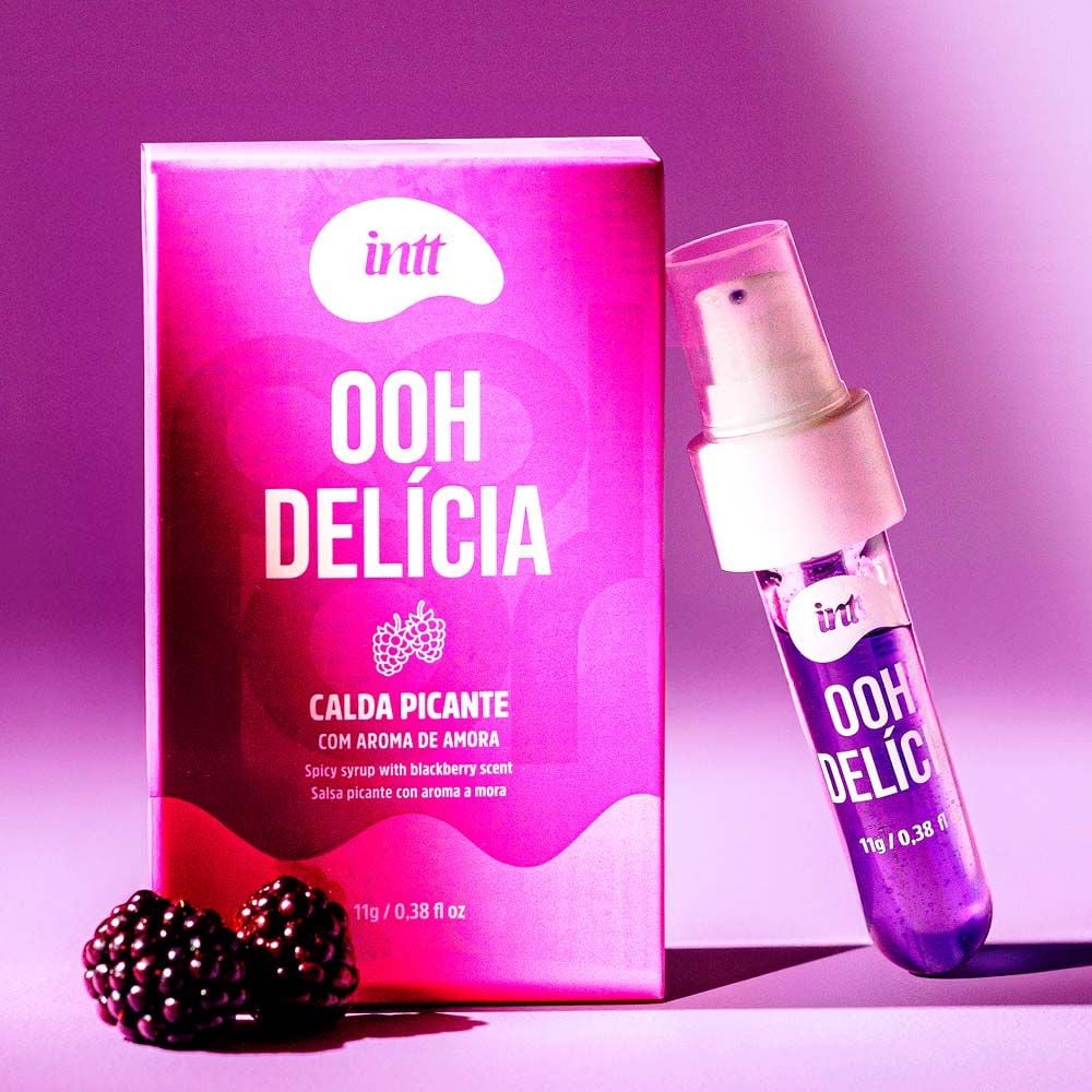 Ooh Delícia Calda Picante 11g / 0.39oz - Amora - Intt
