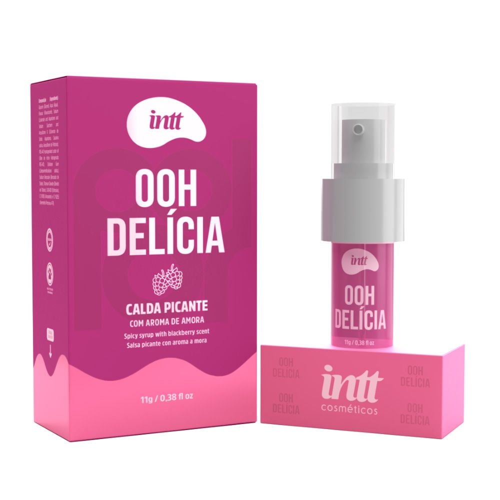 Ooh Delícia Calda Picante 11g / 0.39oz - Amora - Intt