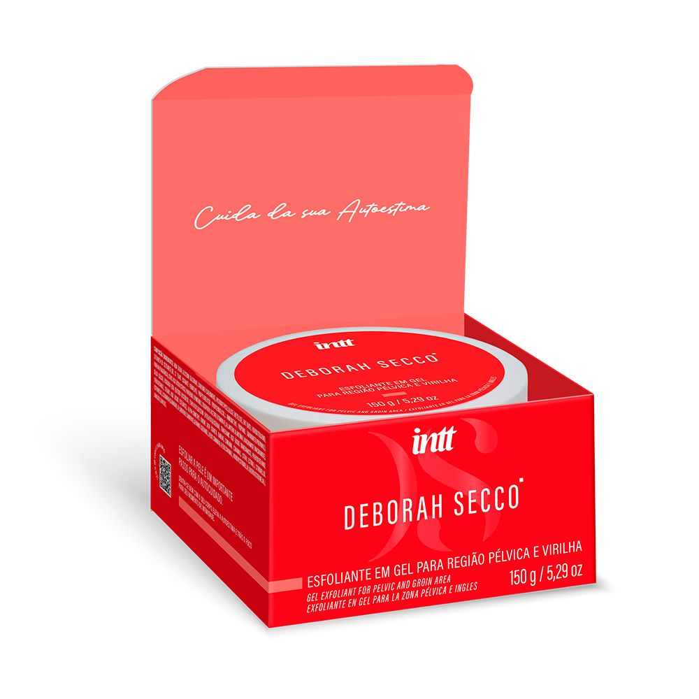 Esfoliante em Gel para Região Pélvica e Virilha, Renova e Hidrata Deborah Secco 50g / 1.7oz - Intt