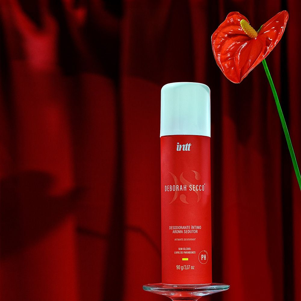 Desodorante Íntimo Aroma Sedutor Sem Álcool Livre de Parabenos Deborah Secco 90g / 3.17oz - Intt