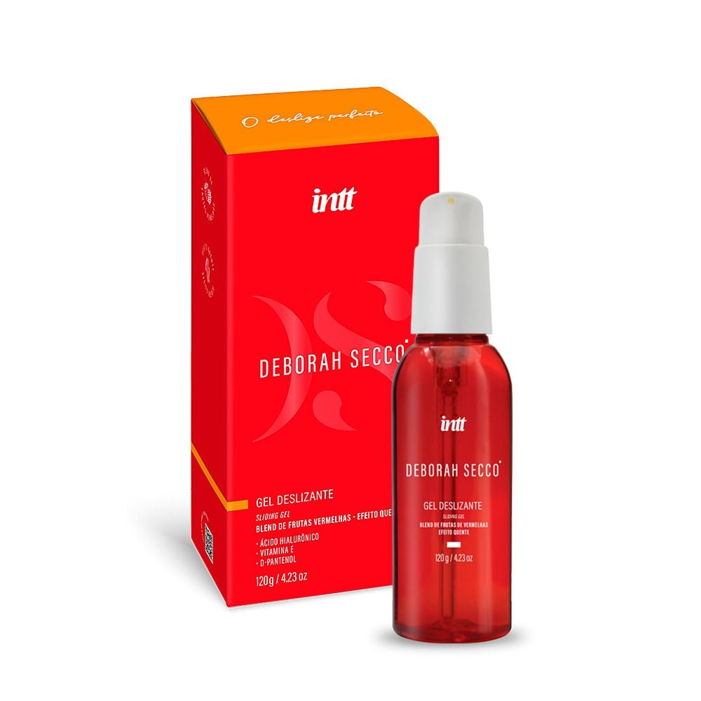 Gel Deslizante Íntimo Blend de Frutas Vermelhas com Ácido Hialurônico Vitamina E D-Pantenol Deborah Secco 120g / 4.2oz - Intt