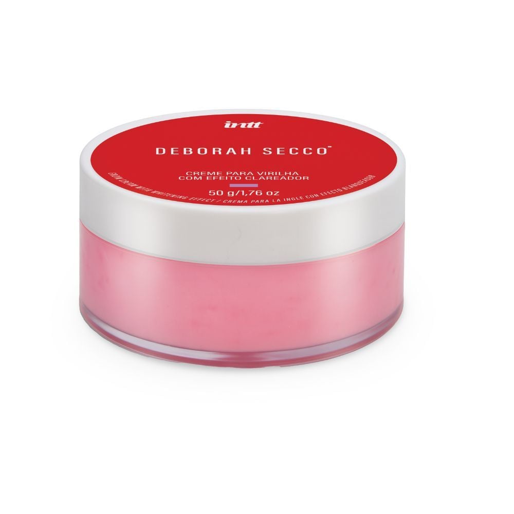 Creme para a Virilha com Efeito Clareador, Hidrata, Clareia e Acalma, Aroma Sedutor Deborah Secco 50g / 1.7oz - Intt