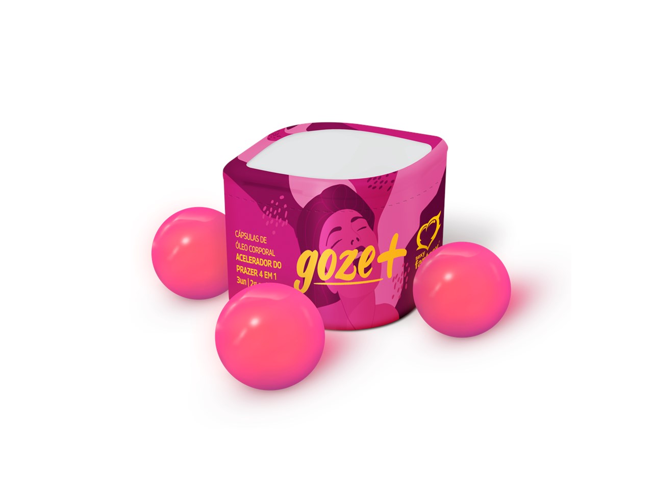 Bolinha Goze+ Acelerador do Prazer 3 Unidades - Sexy Fantasy