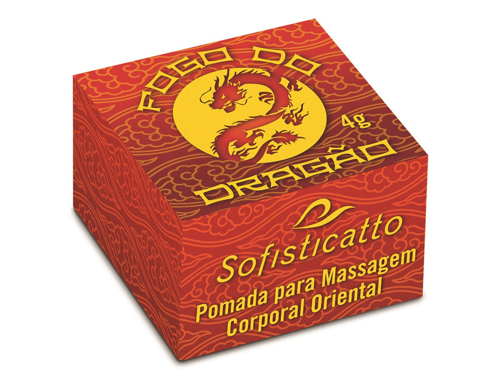 Pomada Fogo do Dragão para Massagem Corporal 4g / 0.14oz - Sofisticatto