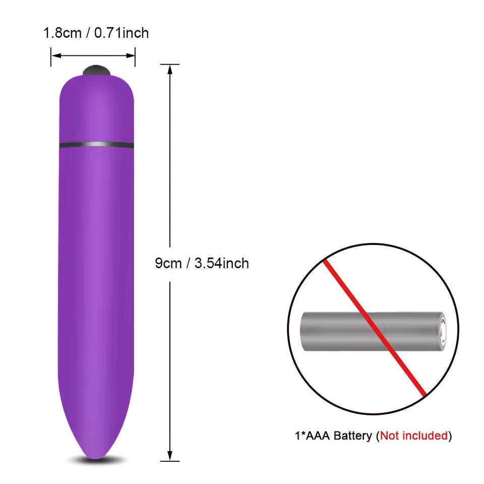 Vibrador Mini Bullet Compacto